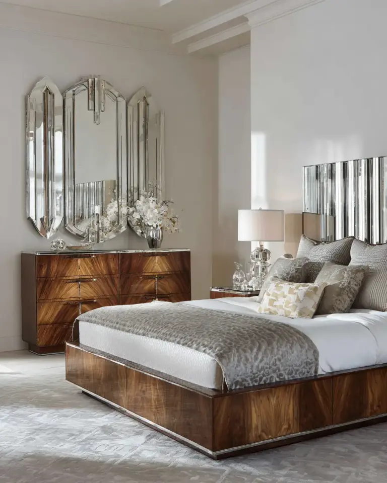 Airy Art Deco Bedroom Decor Ideas - Featured