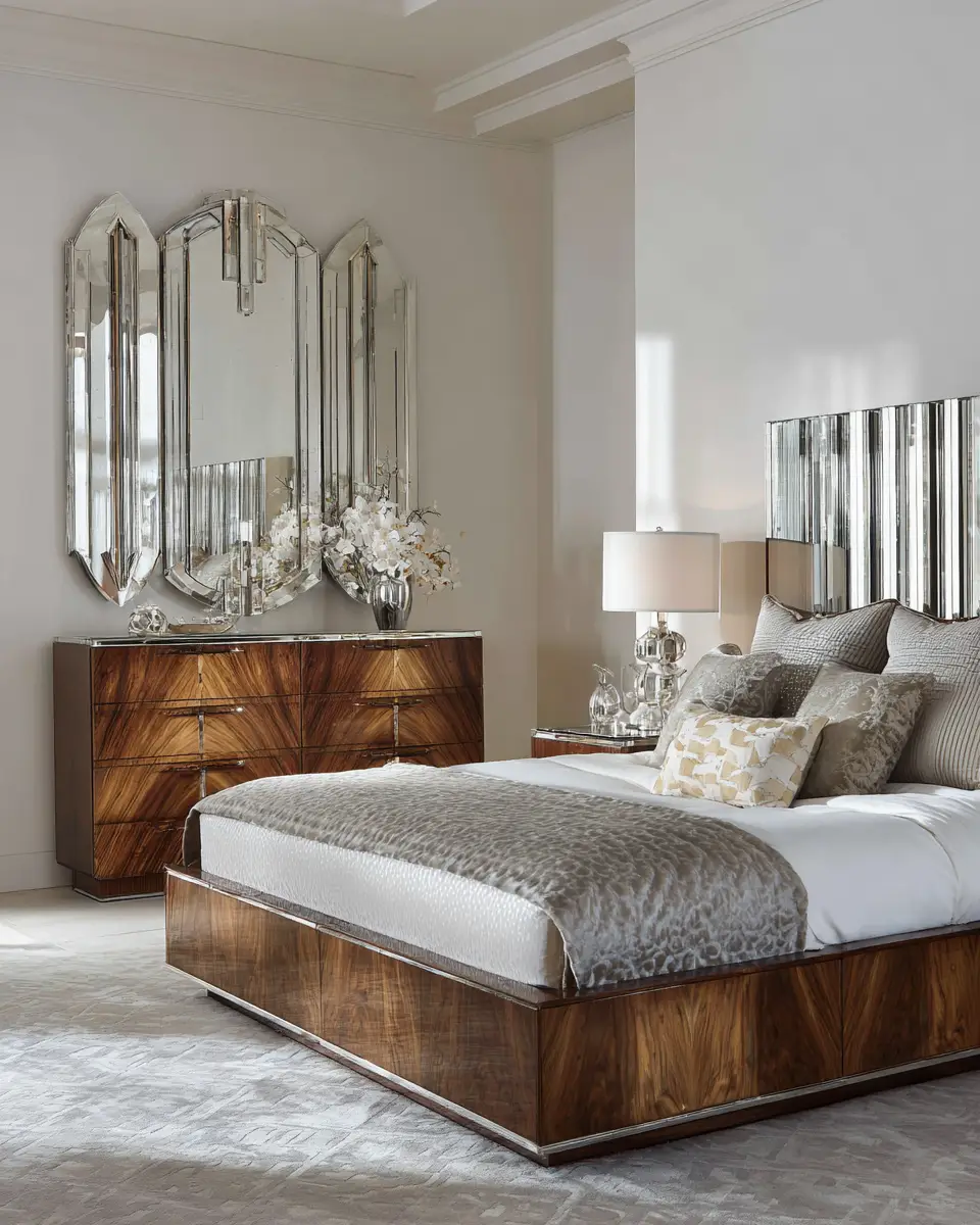 Airy Art Deco Bedroom Decor Ideas - Featured