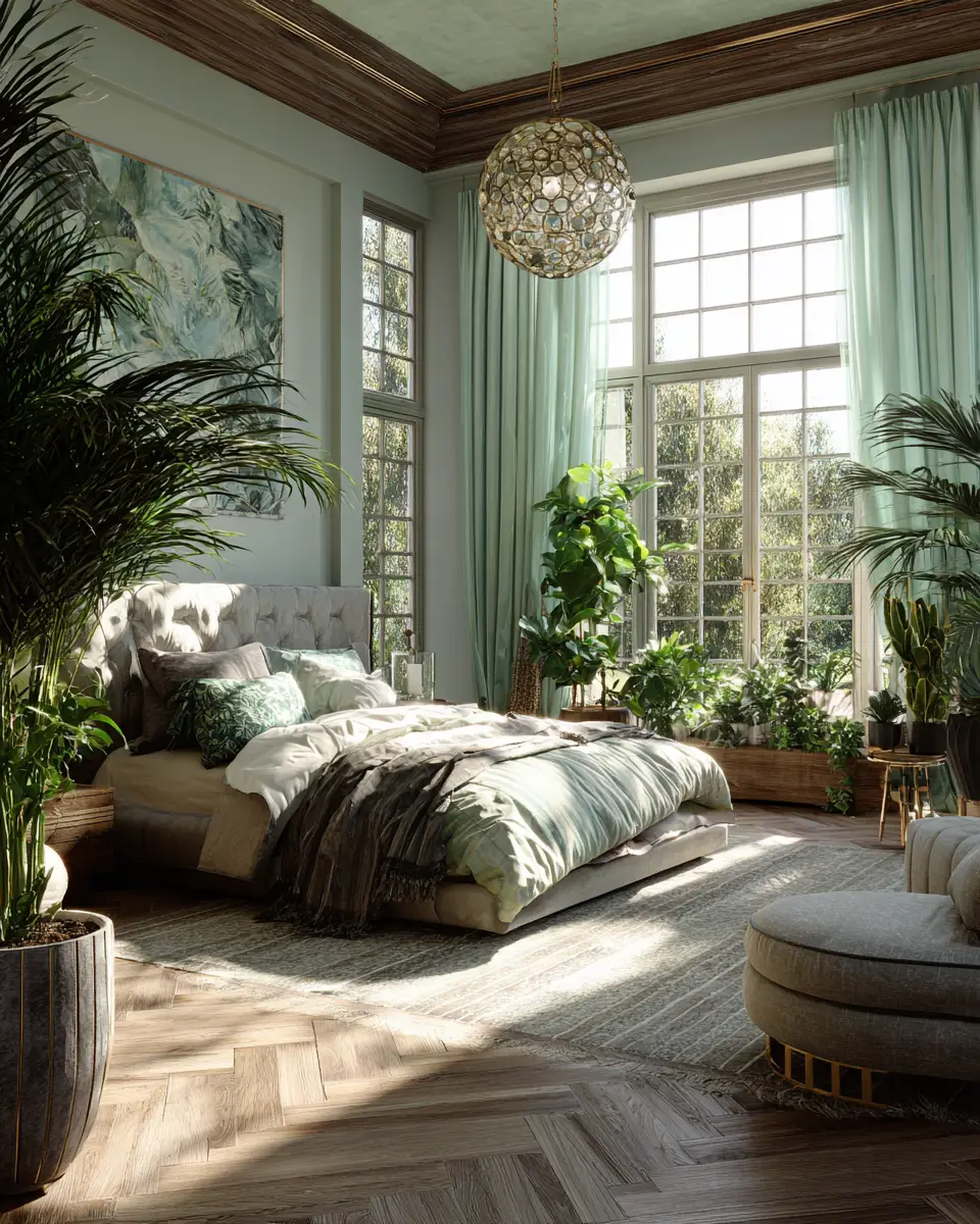 Airy Art Deco Bedroom Decor Ideas