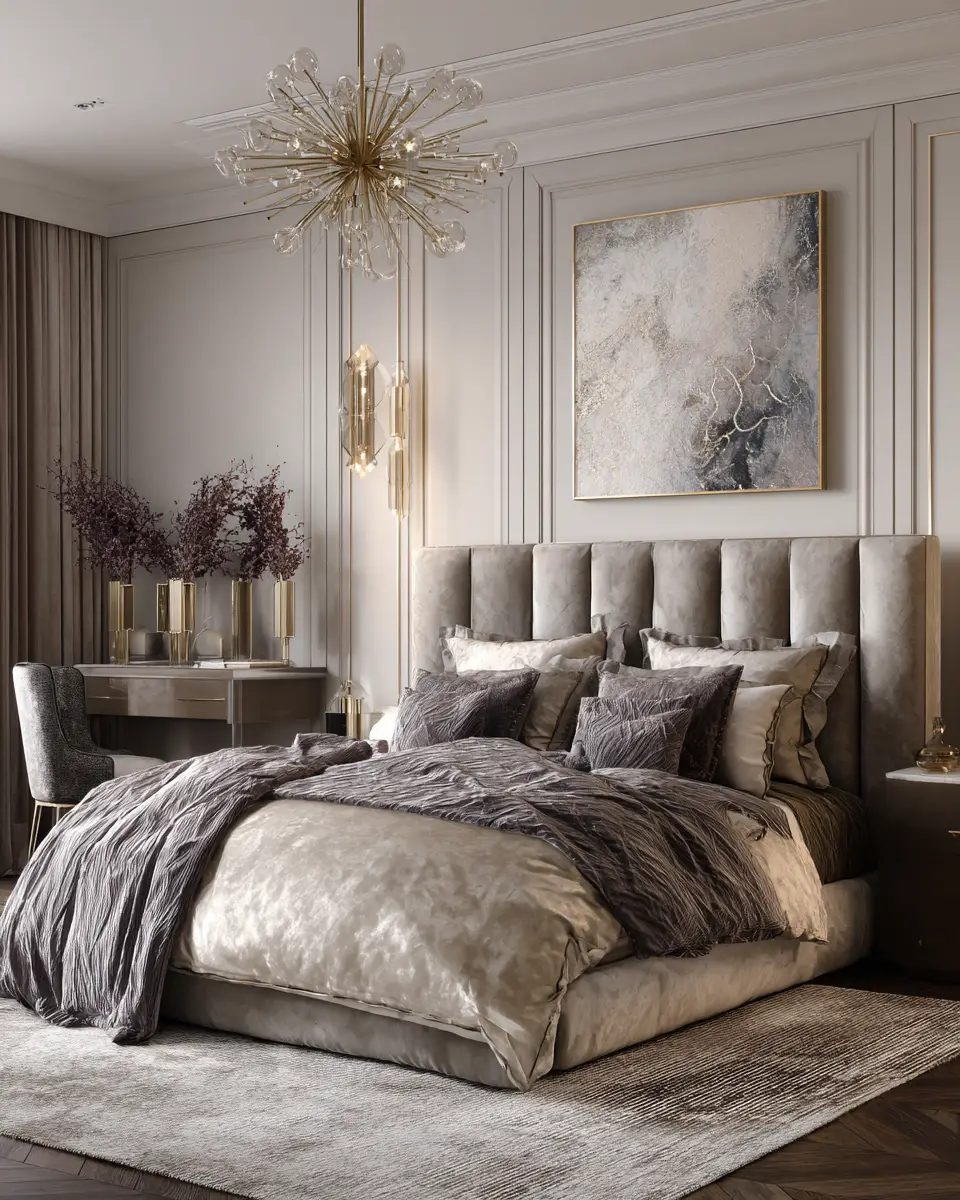 Airy Art Deco Bedroom Decor Ideas