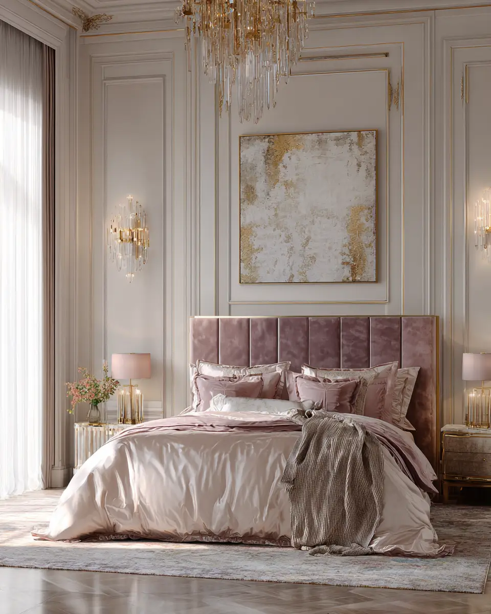 Airy Art Deco Bedroom Decor Ideas