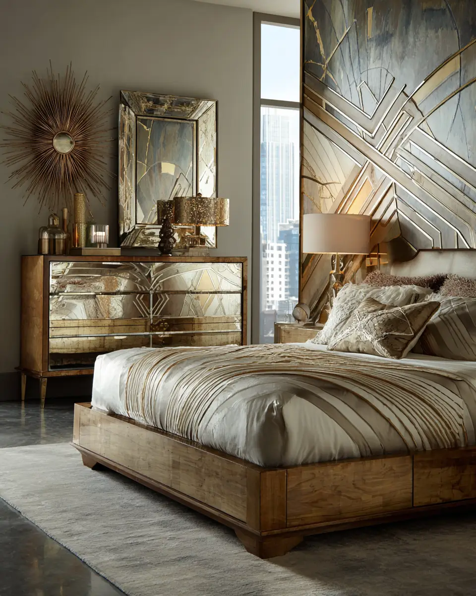 Airy Art Deco Bedroom Decor Ideas