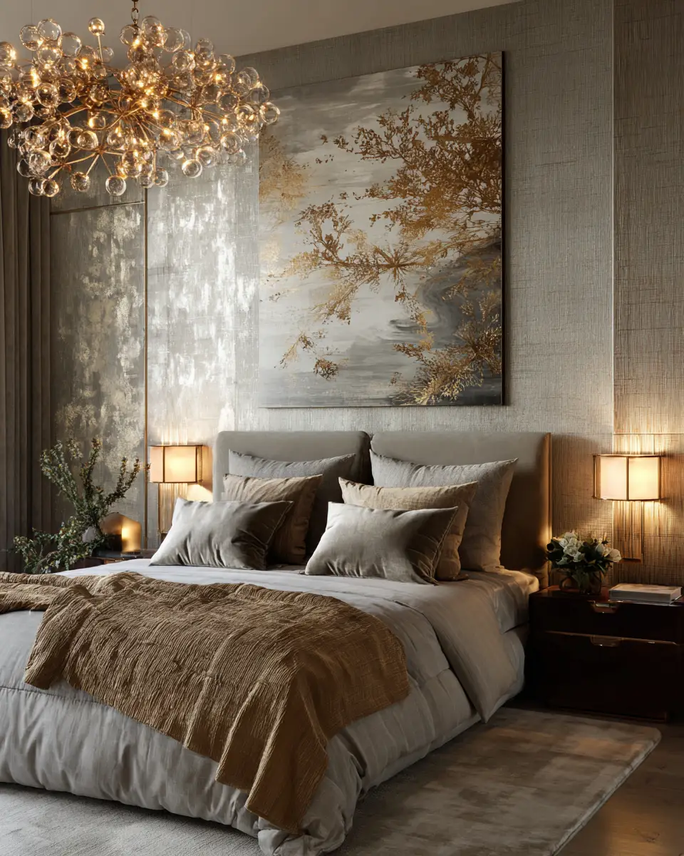Airy Art Deco Bedroom Decor Ideas
