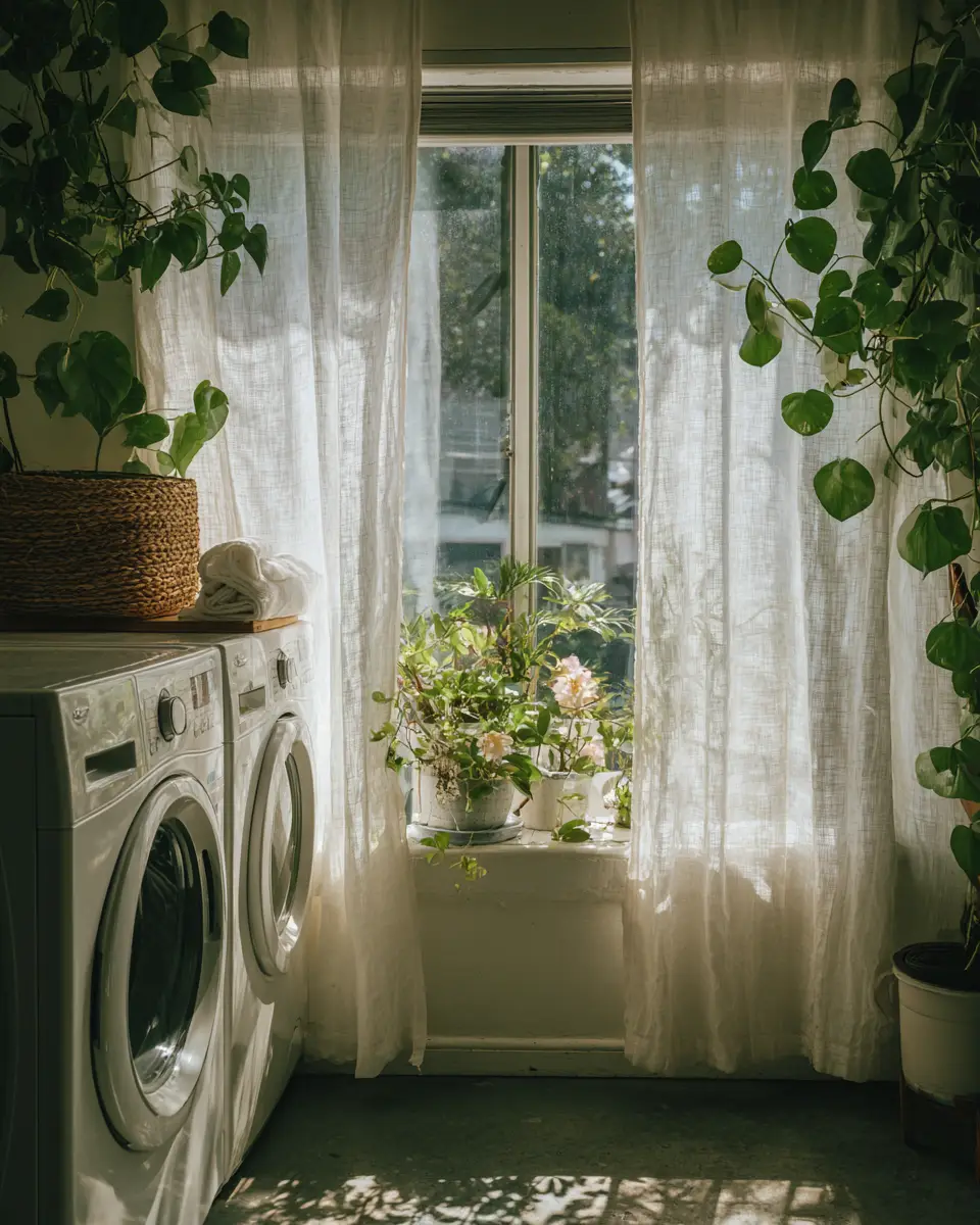Airy Boho Laundry Room Decor Ideas