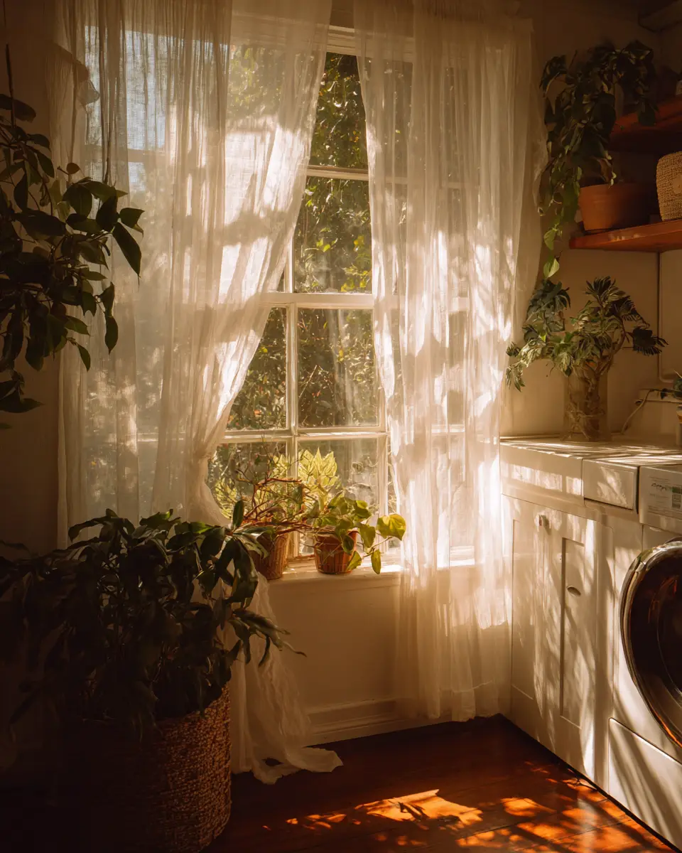 Airy Boho Laundry Room Decor Ideas