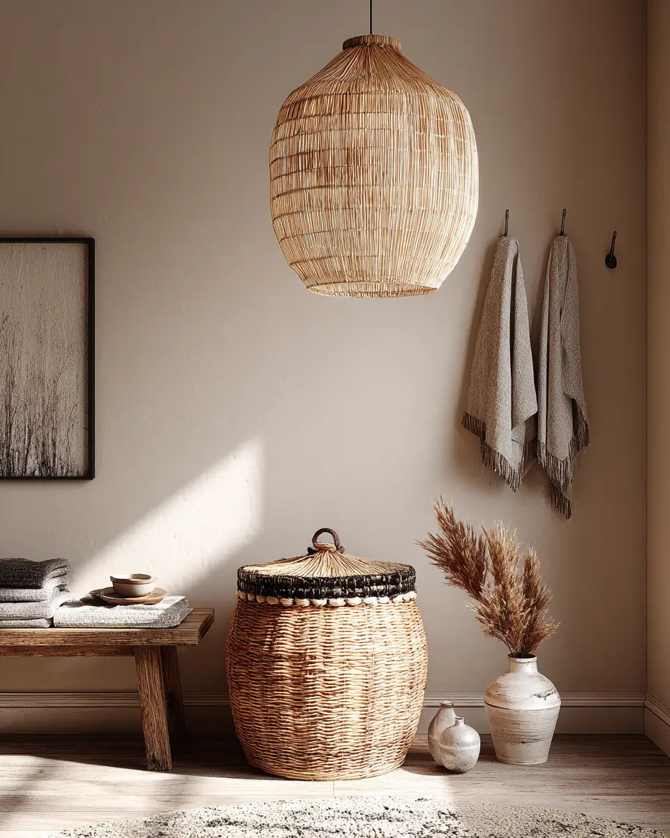 Airy Boho Laundry Room Decor Ideas