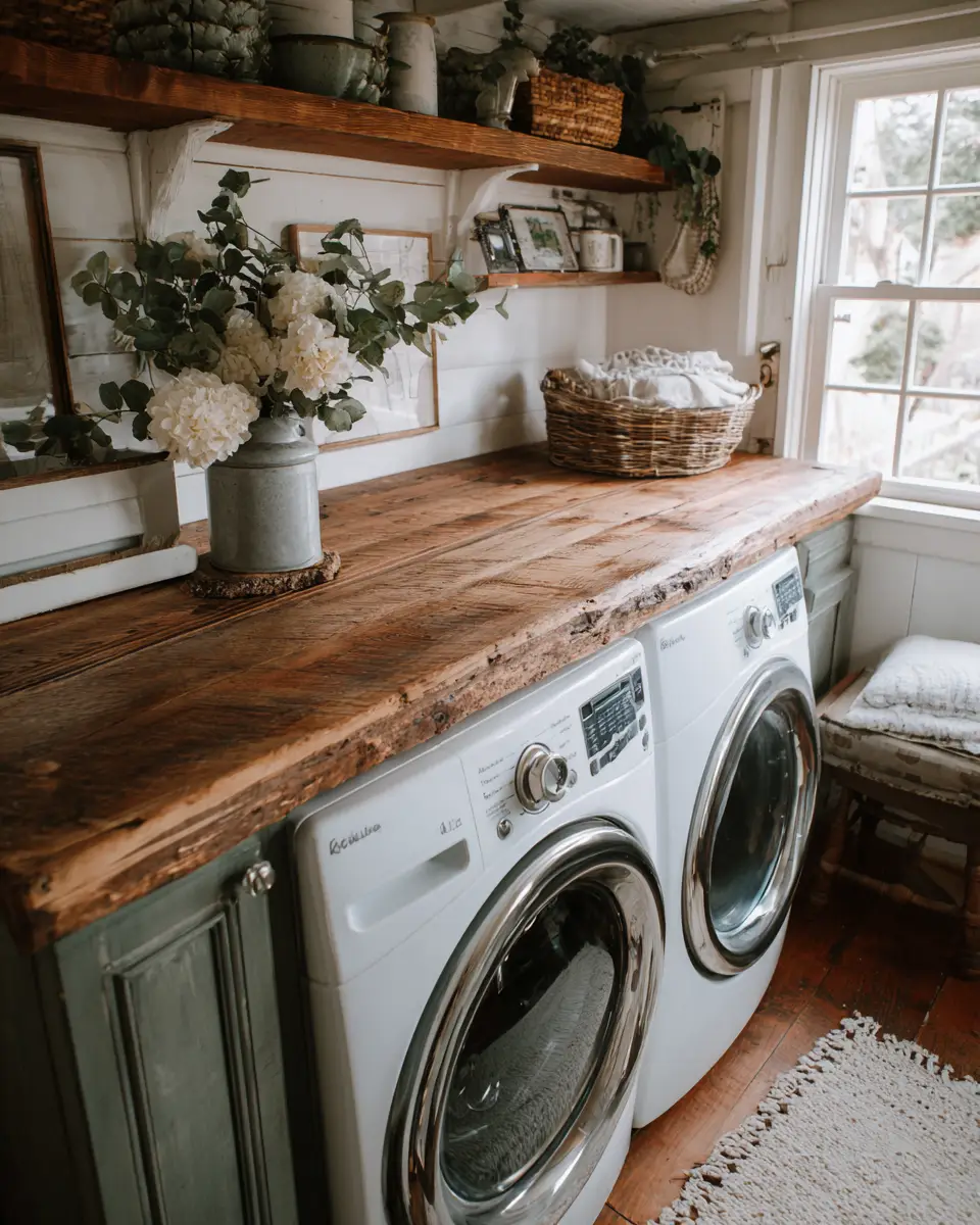 Airy Boho Laundry Room Decor Ideas
