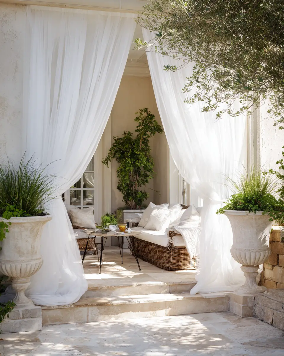 Airy Classic Patio Decor Ideas