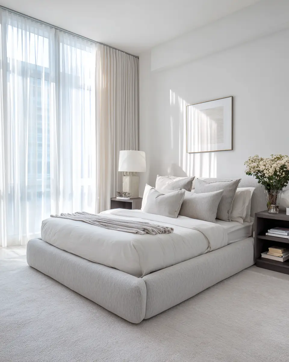 Airy Contemporary Bedroom Decor Ideas