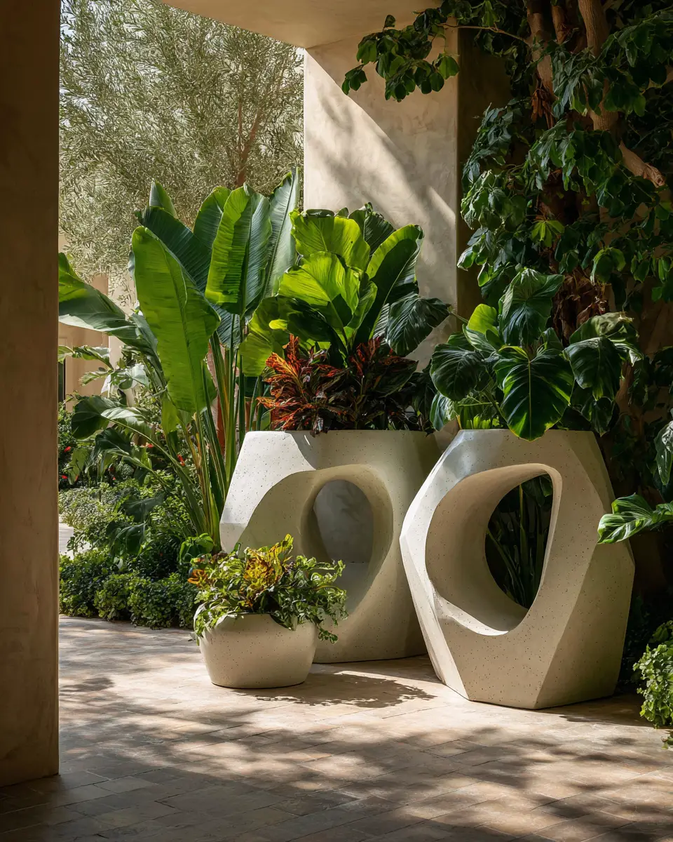 Airy Contemporary Garden Decor Ideas