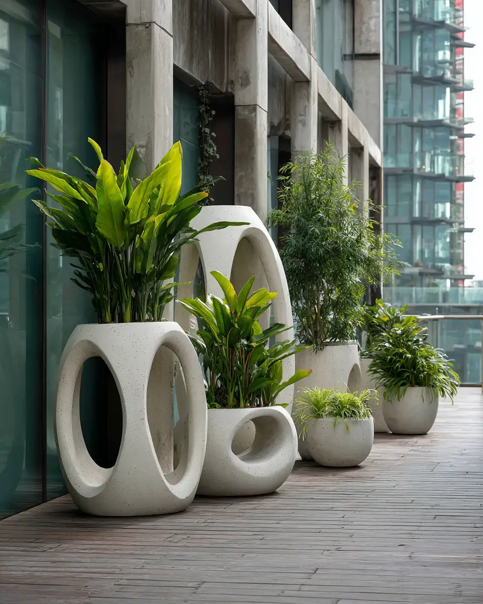 Airy Contemporary Garden Decor Ideas