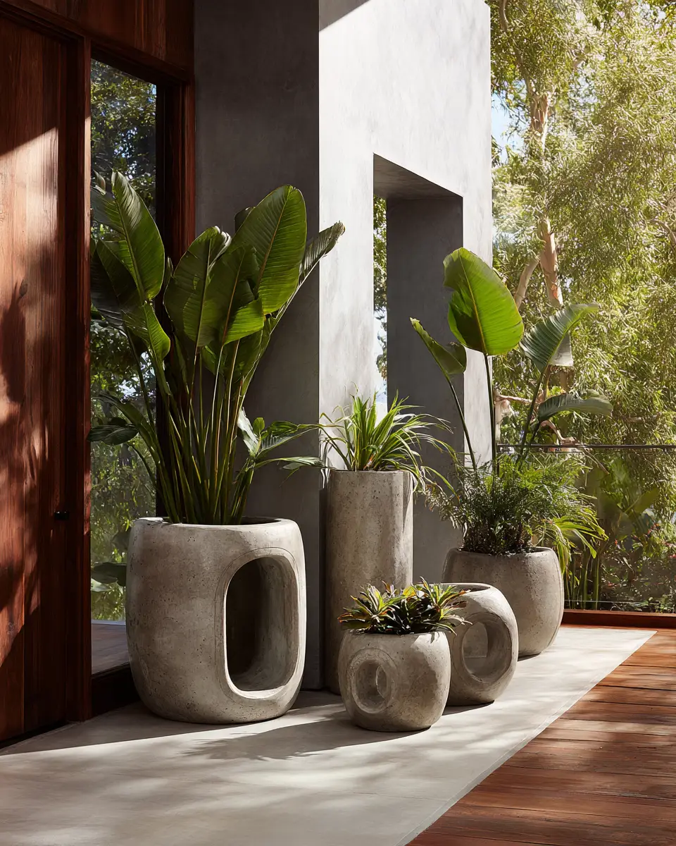 Airy Contemporary Garden Decor Ideas