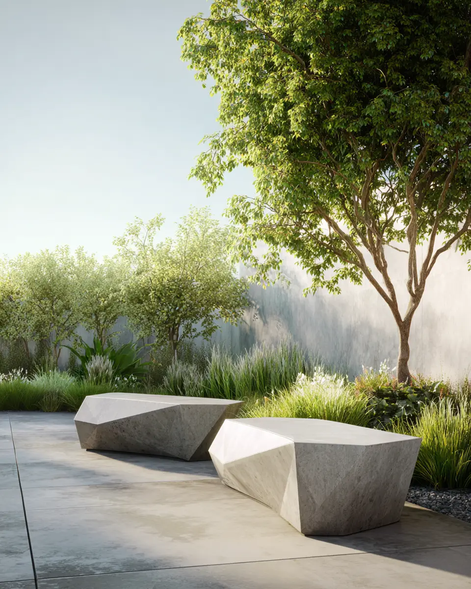 Airy Contemporary Garden Decor Ideas