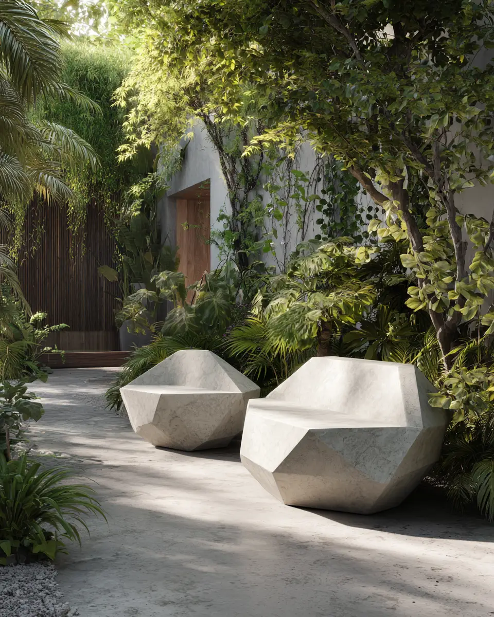 Airy Contemporary Garden Decor Ideas