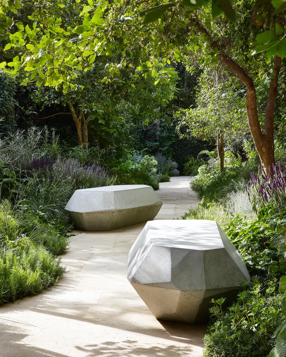 Airy Contemporary Garden Decor Ideas
