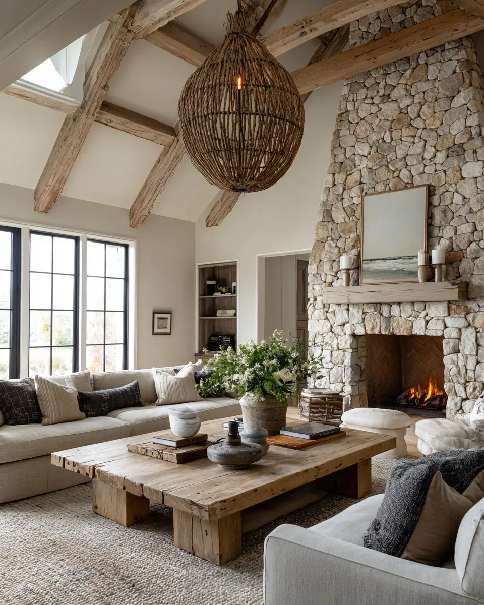 Airy Country Living Room Decor Ideas