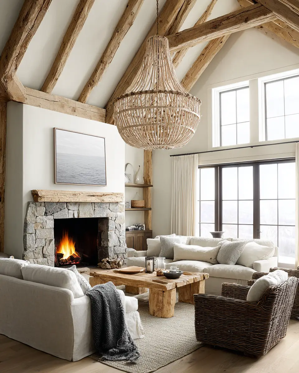 Airy Country Living Room Decor Ideas