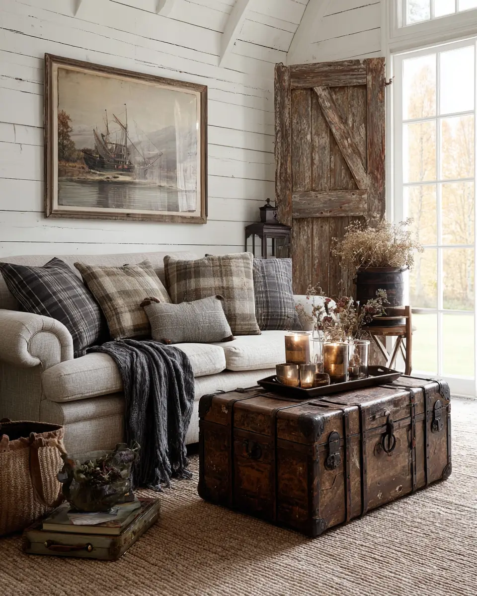 Airy Country Living Room Decor Ideas