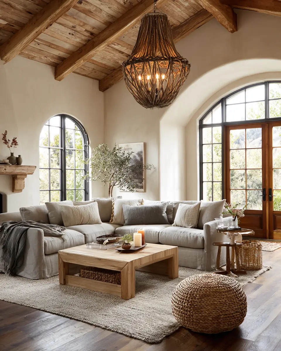 Airy Country Living Room Decor Ideas