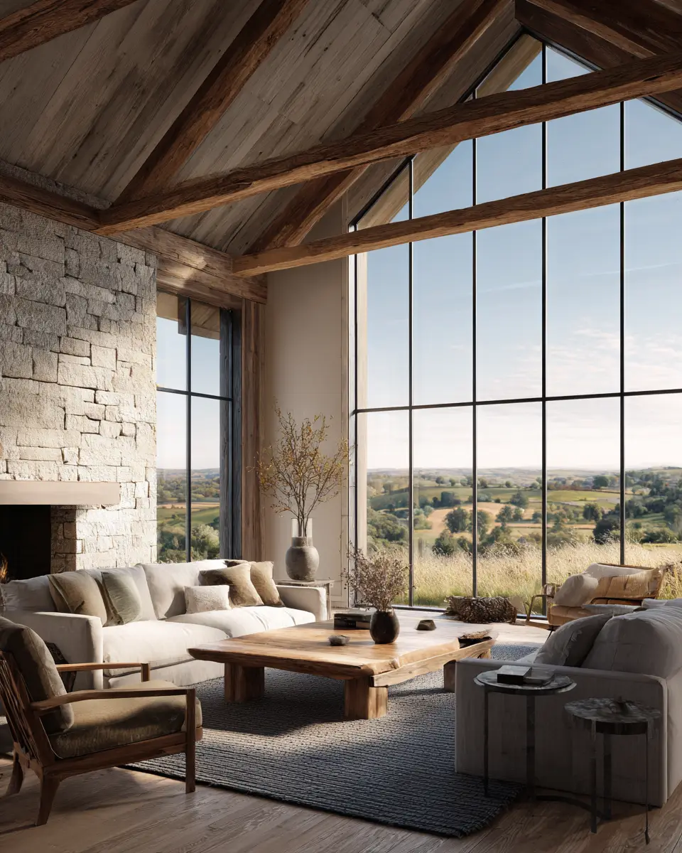 Airy Country Living Room Decor Ideas