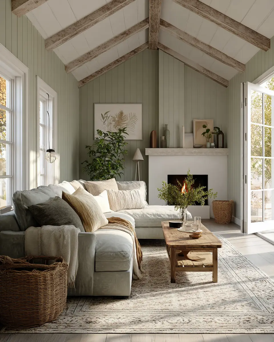 Airy Country Living Room Decor Ideas