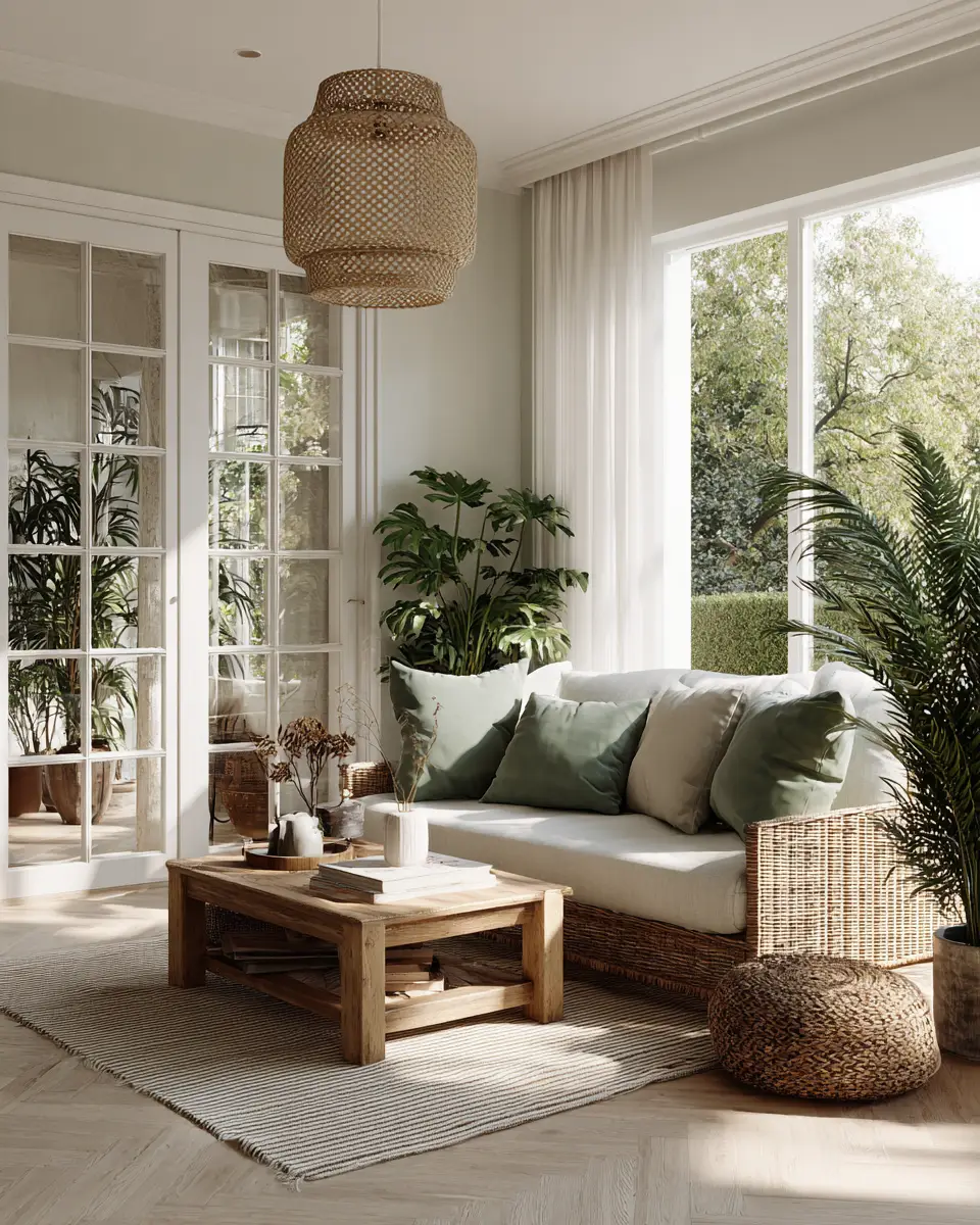 Airy Country Living Room Decor Ideas