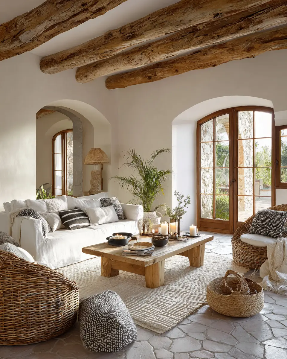 Airy Country Living Room Decor Ideas