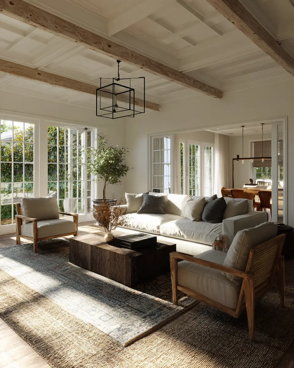Airy Country Living Room Decor Ideas
