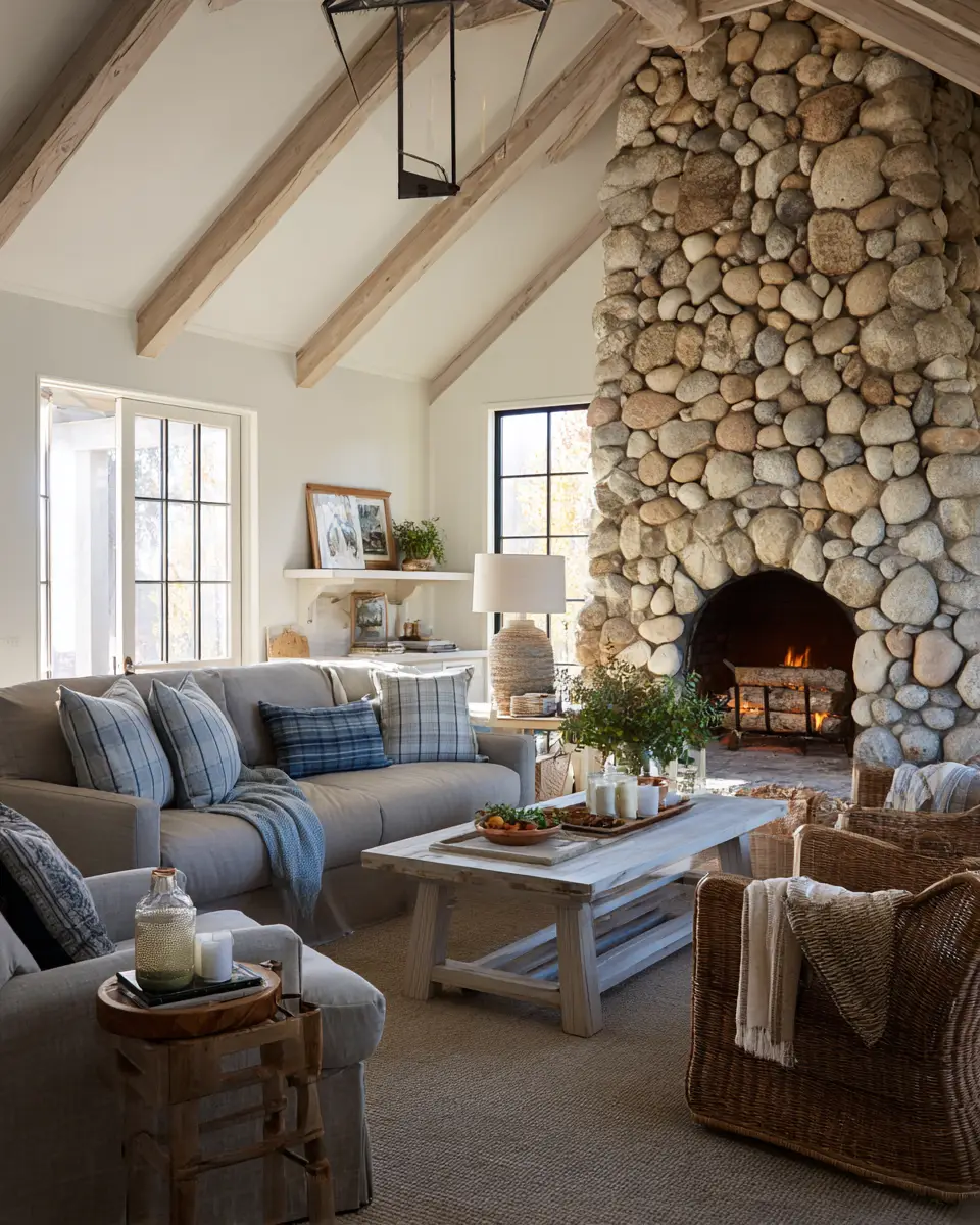 Airy Country Living Room Decor Ideas