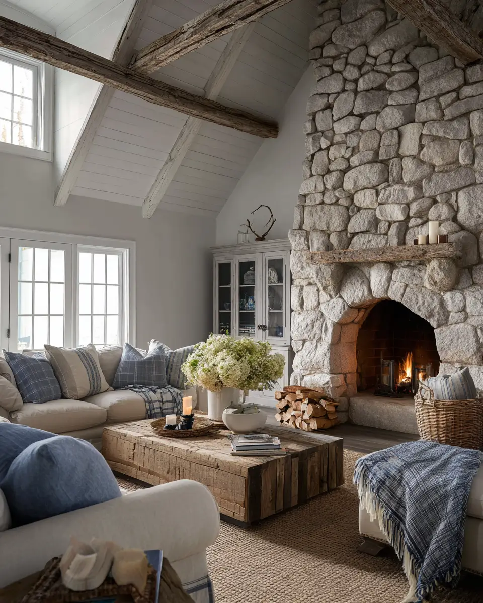 Airy Country Living Room Decor Ideas