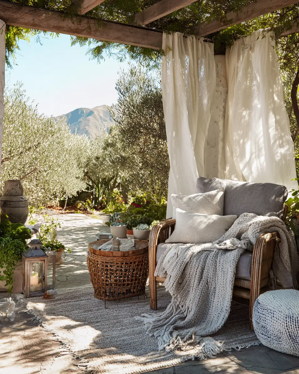 Airy Country Patio Decor Ideas