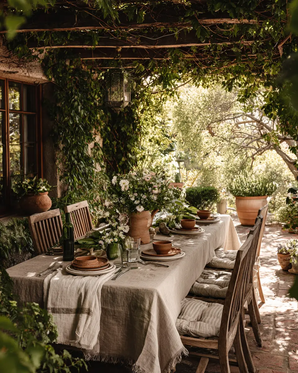 Airy Country Patio Decor Ideas