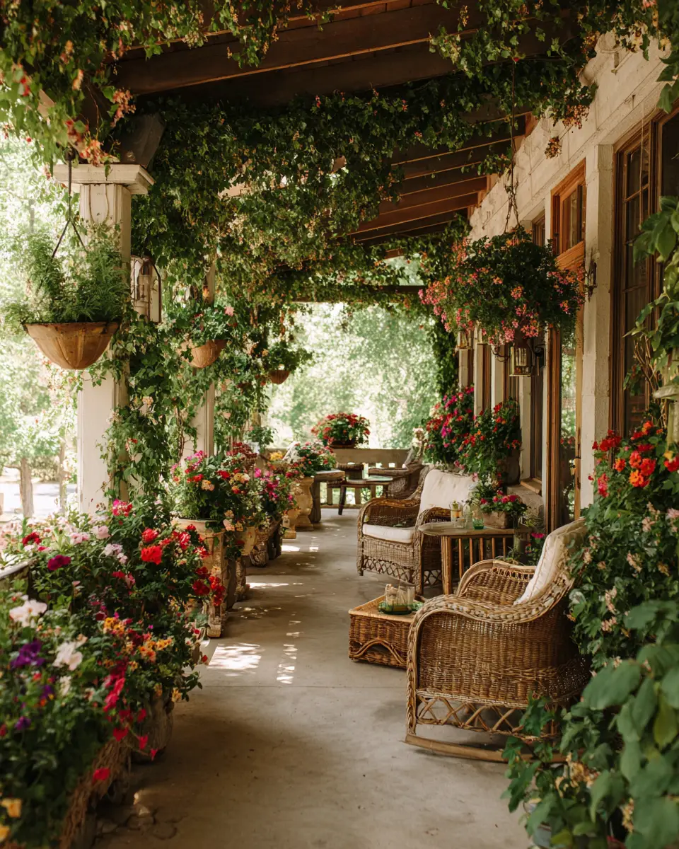 Airy Country Patio Decor Ideas