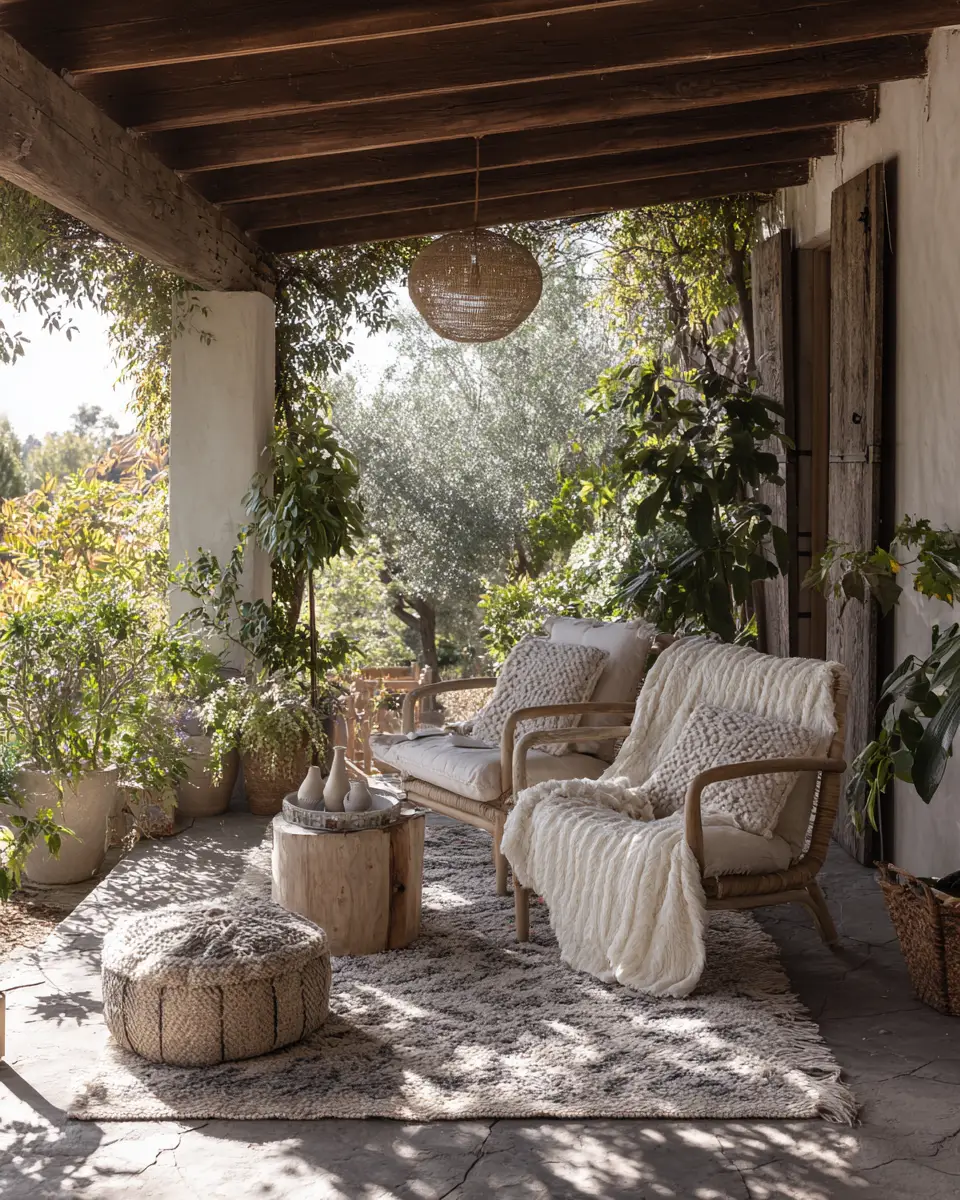 Airy Country Patio Decor Ideas