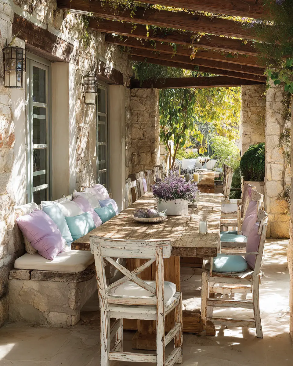 Airy Country Patio Decor Ideas