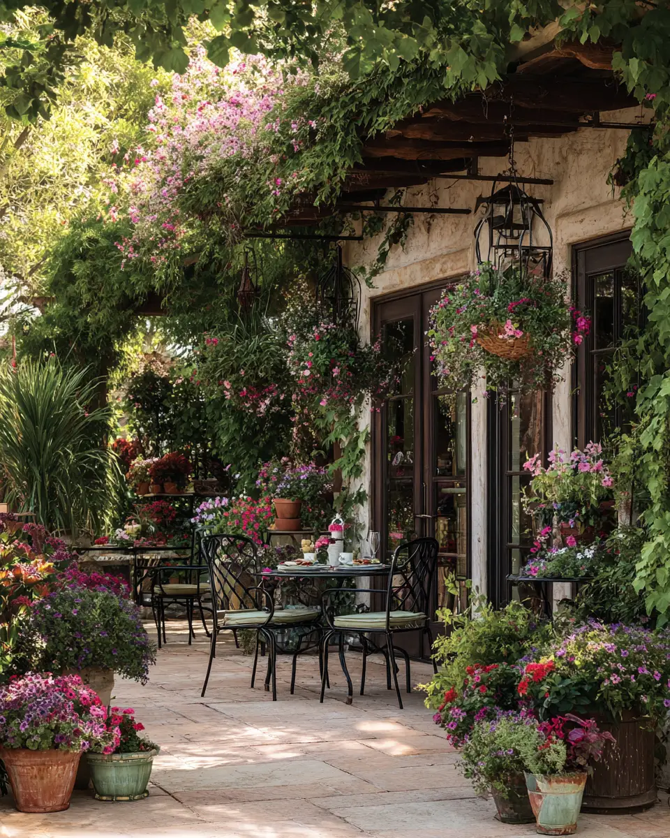 Airy Country Patio Decor Ideas