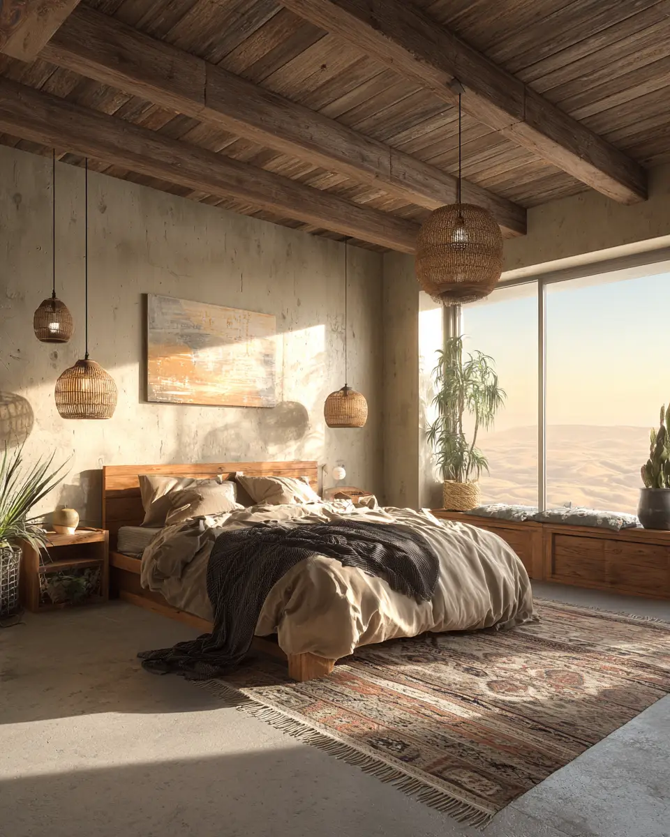 Airy Desert Bedroom Decor Ideas
