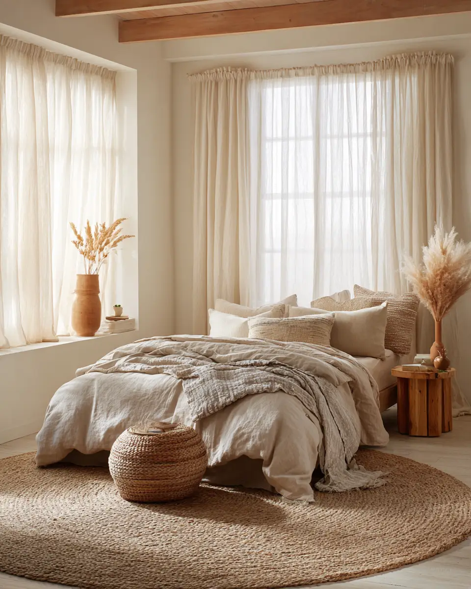 Airy Desert Bedroom Decor Ideas