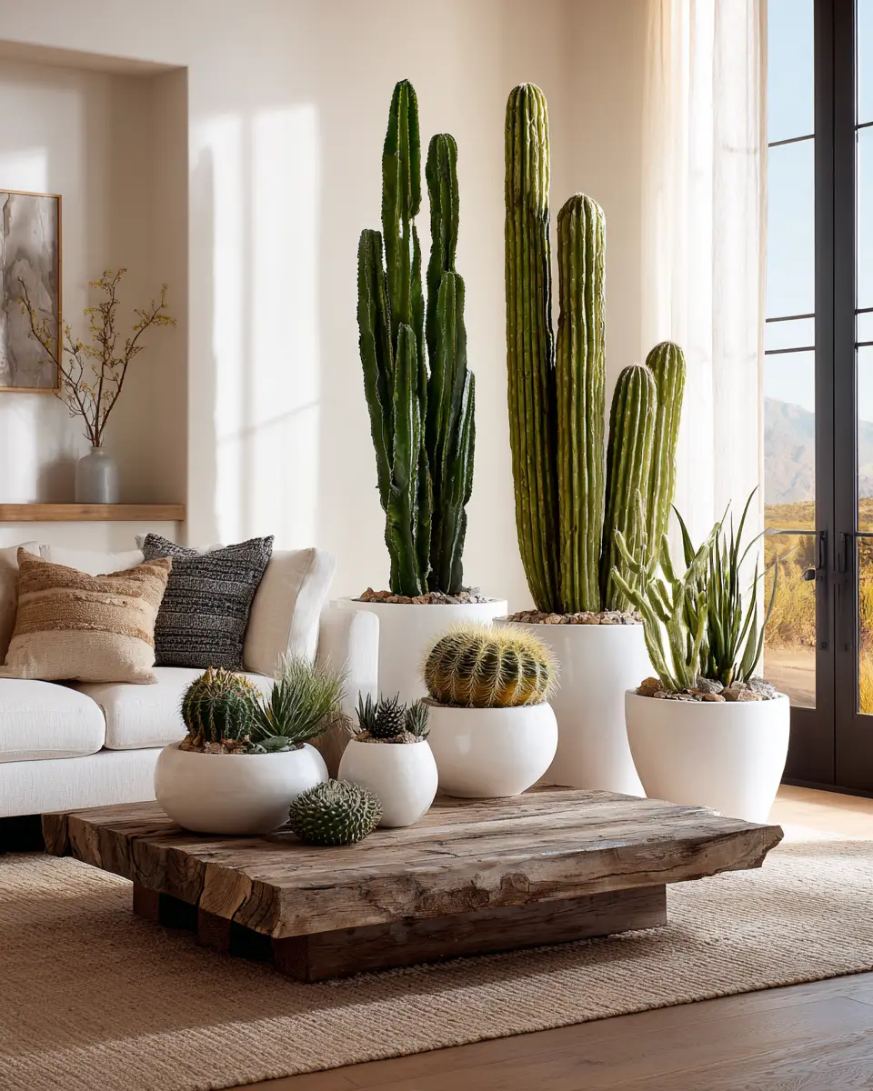 Airy Desert Living Room Decor Ideas