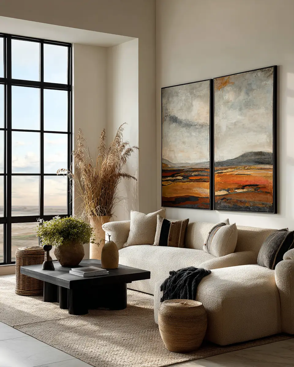 Airy Desert Living Room Decor Ideas