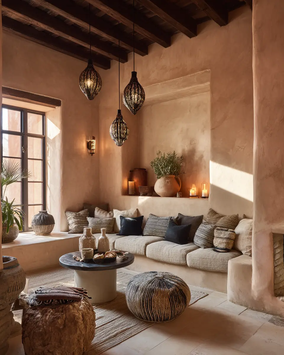 Airy Desert Living Room Decor Ideas