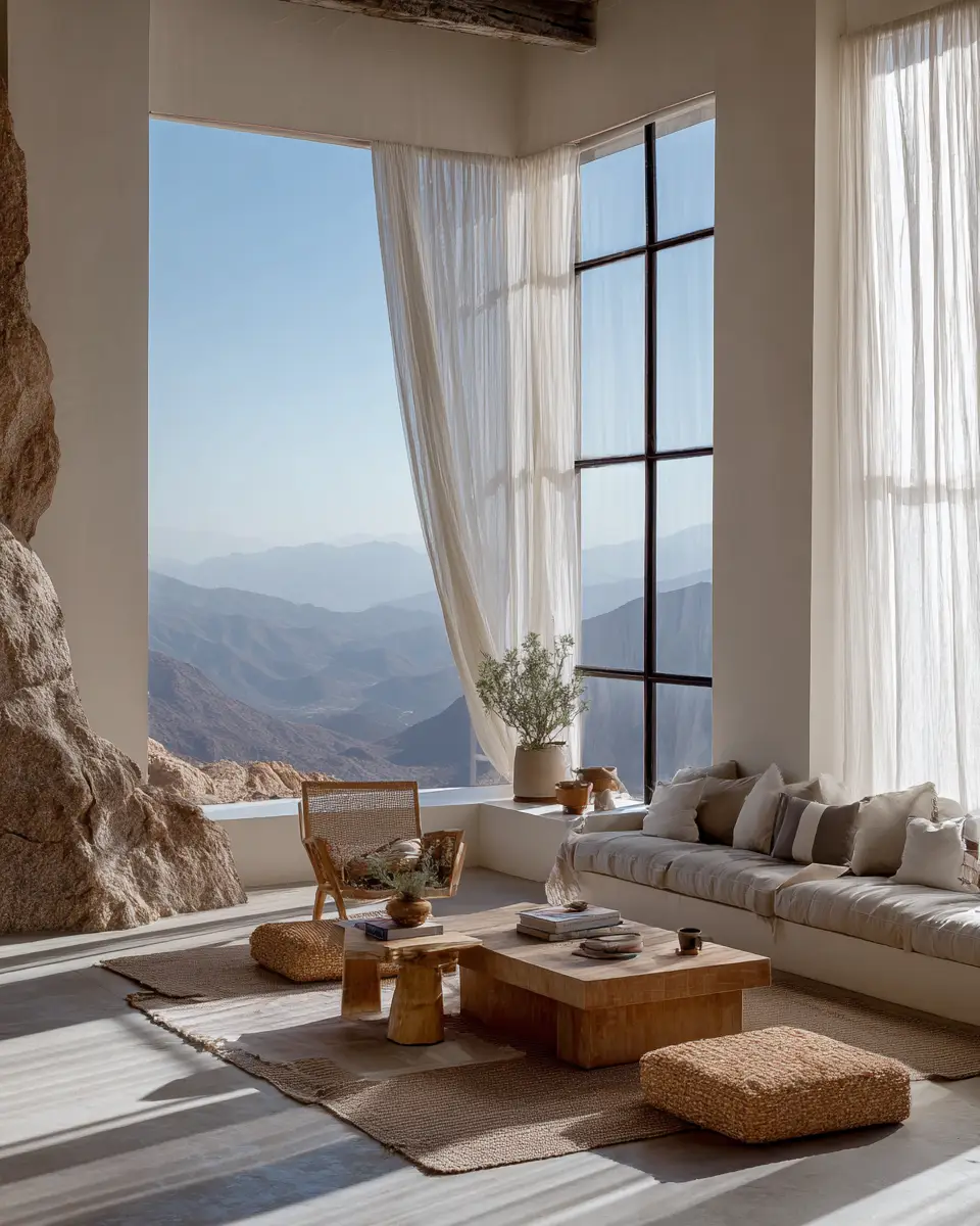 Airy Desert Living Room Decor Ideas