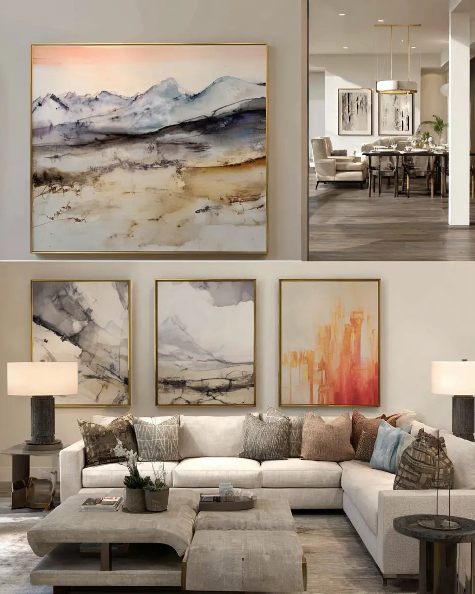 Airy Desert Living Room Decor Ideas