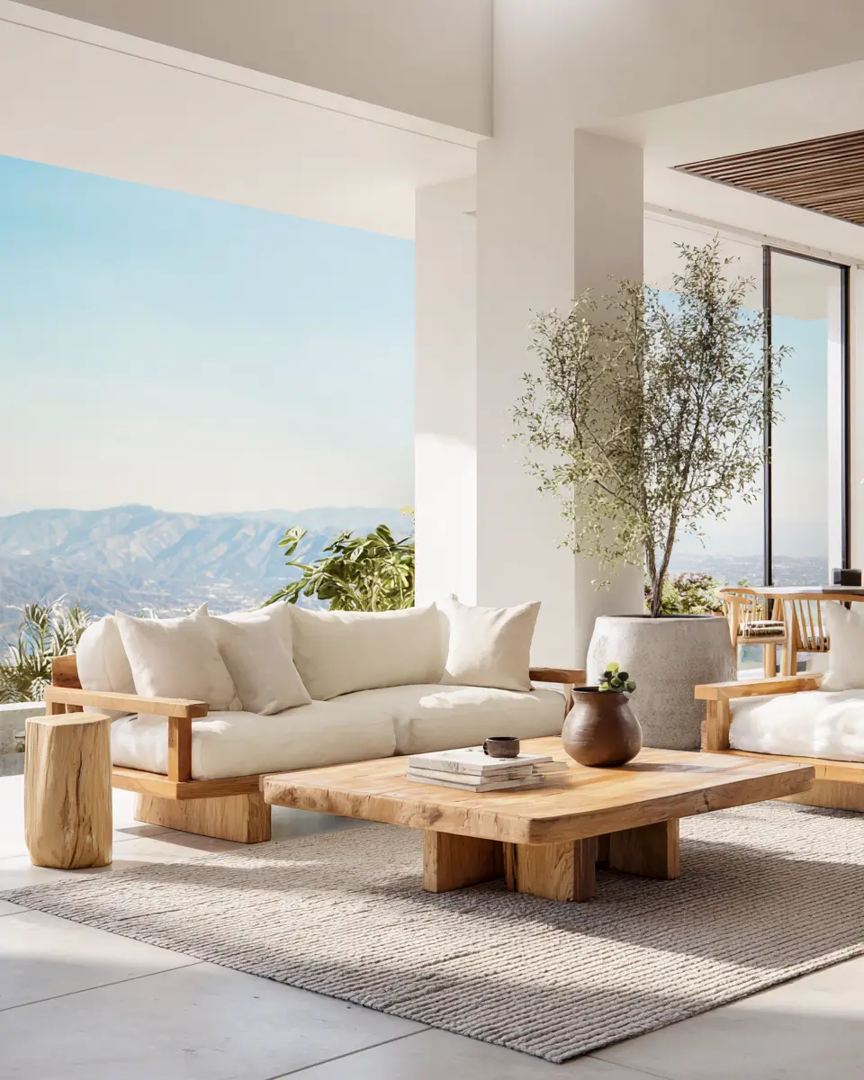 Airy Desert Living Room Decor Ideas