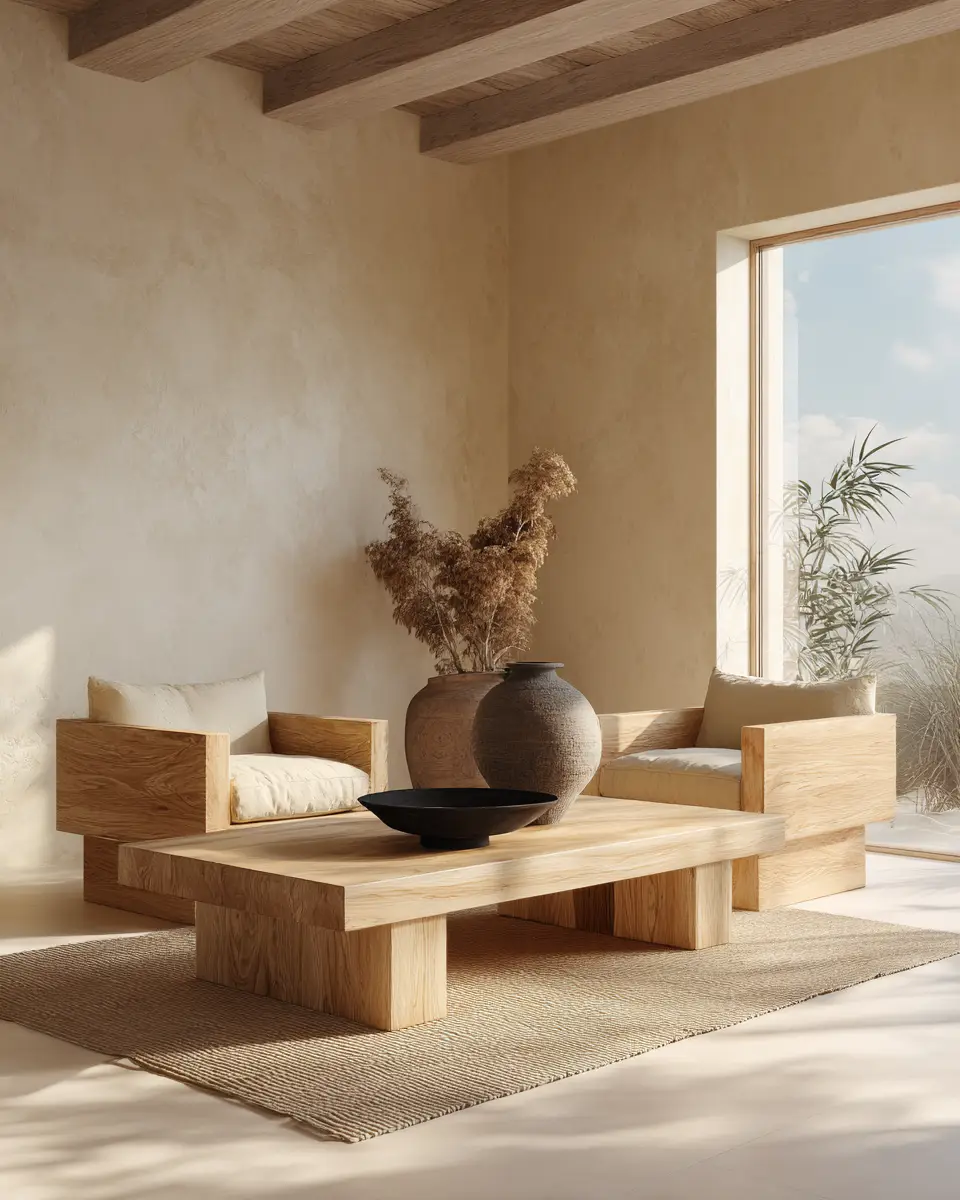 Airy Desert Living Room Decor Ideas