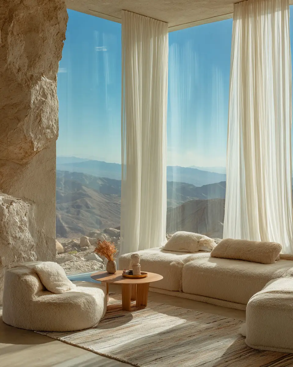 Airy Desert Living Room Decor Ideas