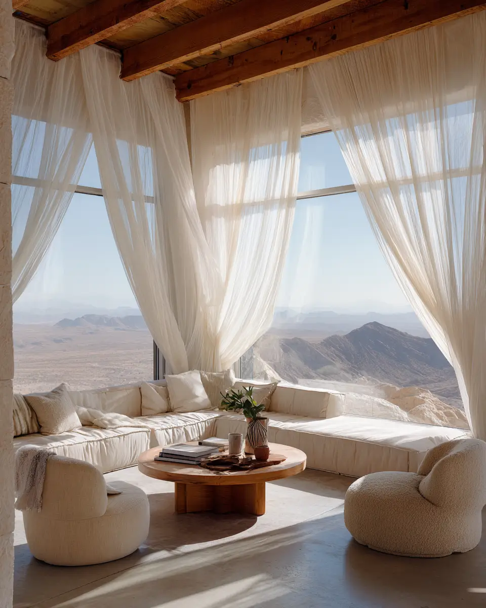 Airy Desert Living Room Decor Ideas