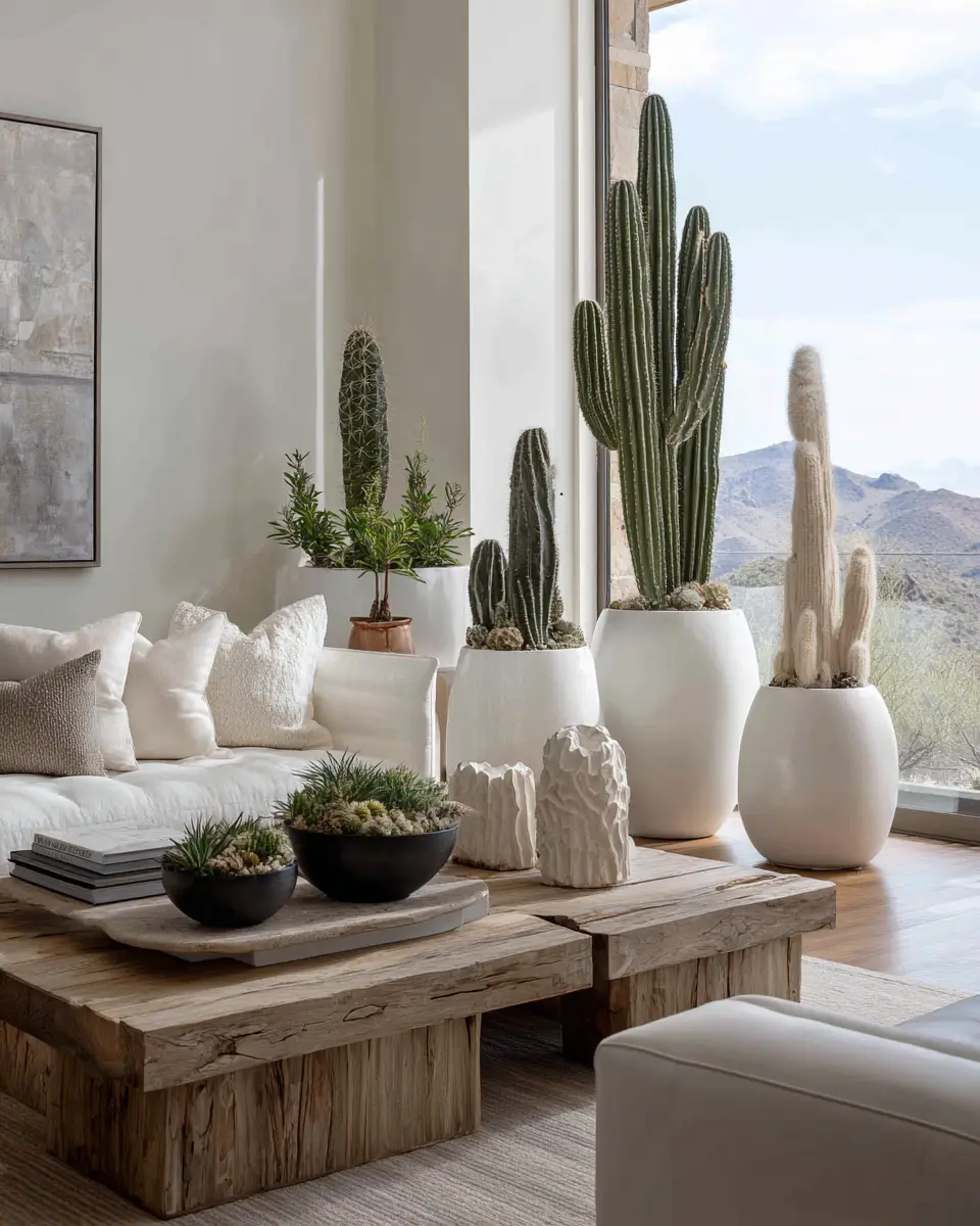 Airy Desert Living Room Decor Ideas