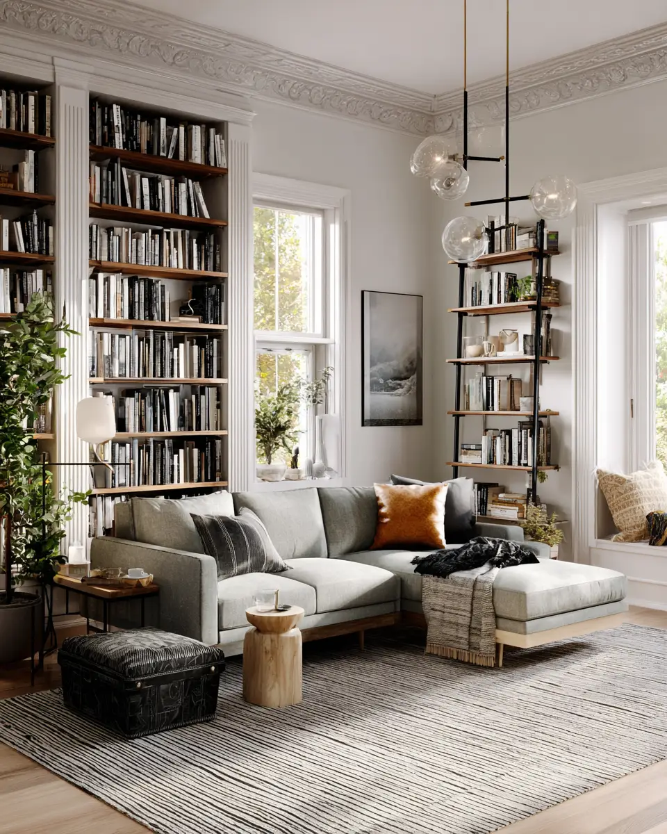 Airy Eclectic Living Room Decor Ideas