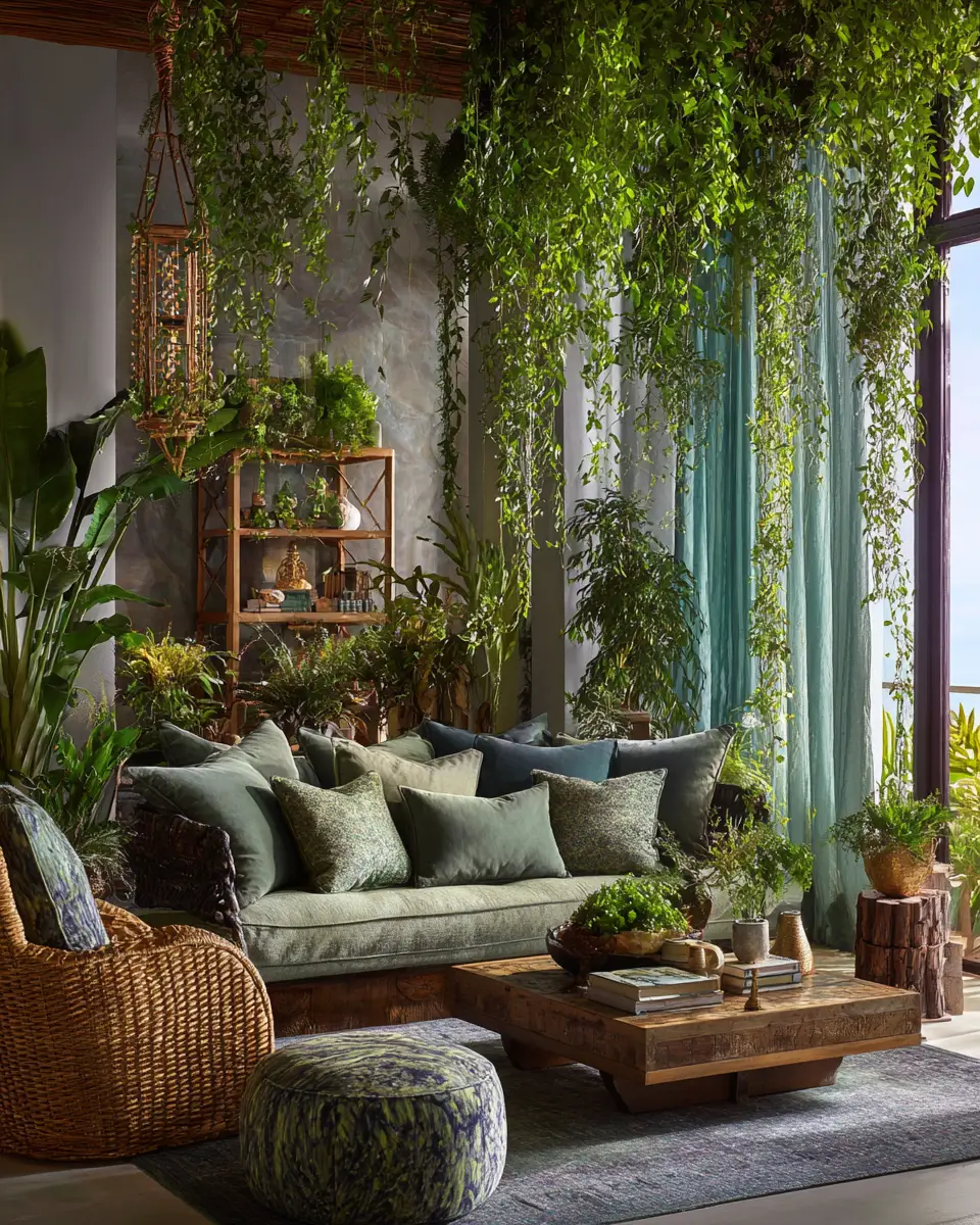 Airy Eclectic Living Room Decor Ideas